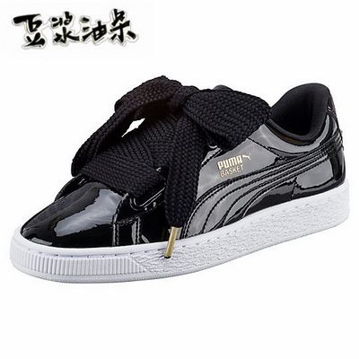 Puma Suede Basket Heart Women Shoes--003